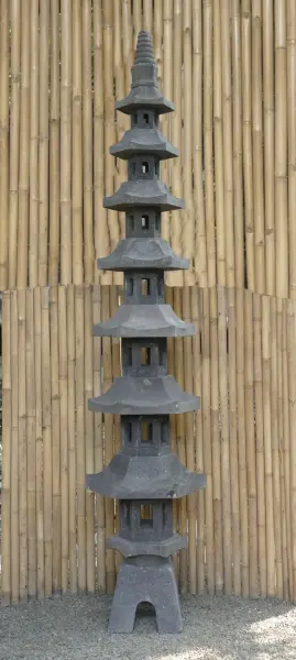 Product image 1 of the product “Pagoda Hexagon 7 stages, in the sizes from 200cm to 300cm, Natural finish ”
